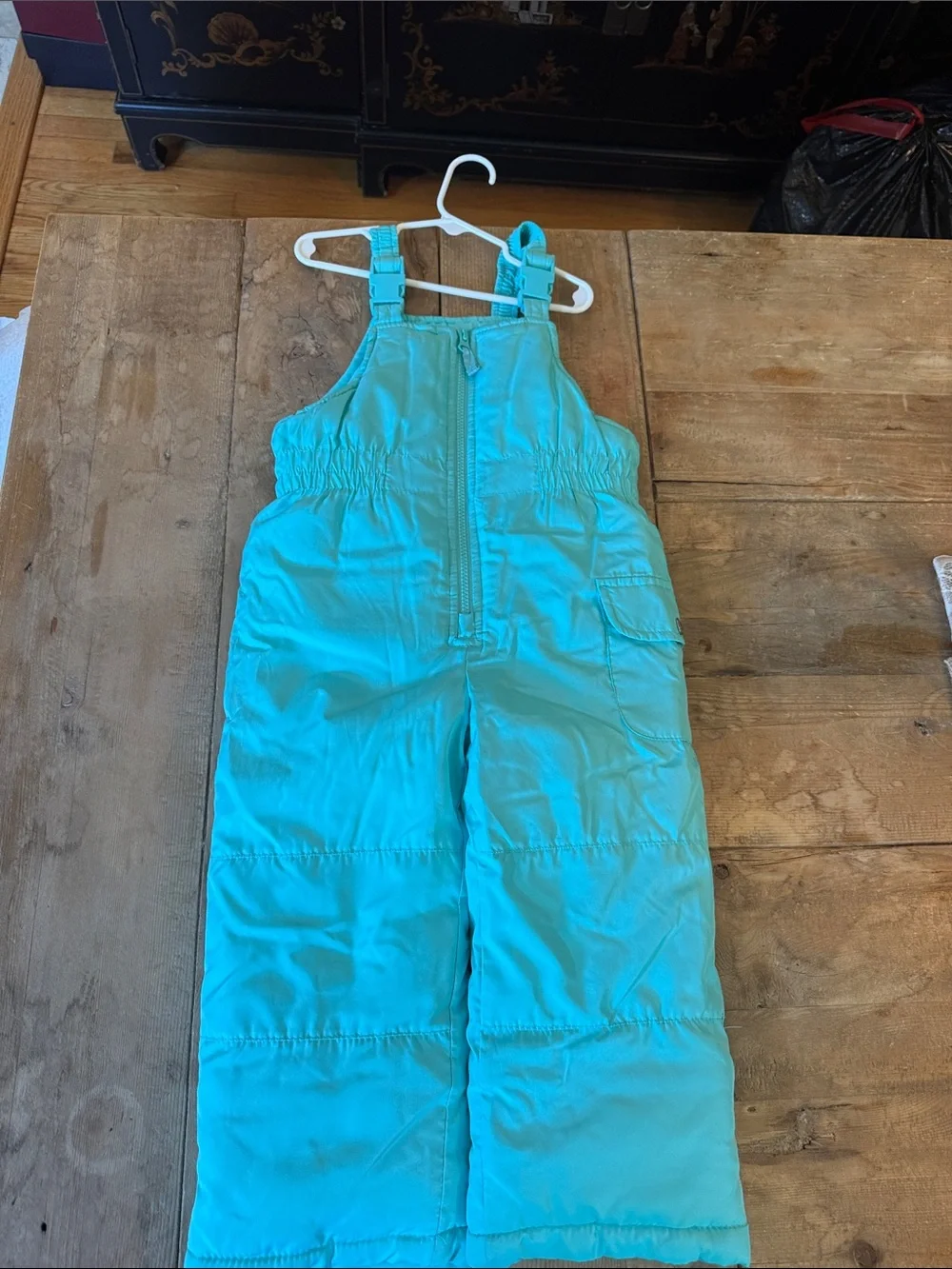 Carter's Bright Teal Kids Snow Overalls